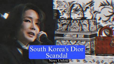 dior controversial ad|south korea first lady scandal.